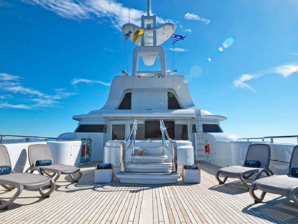 Capri Lurssen m Aft Deck Sun Deck