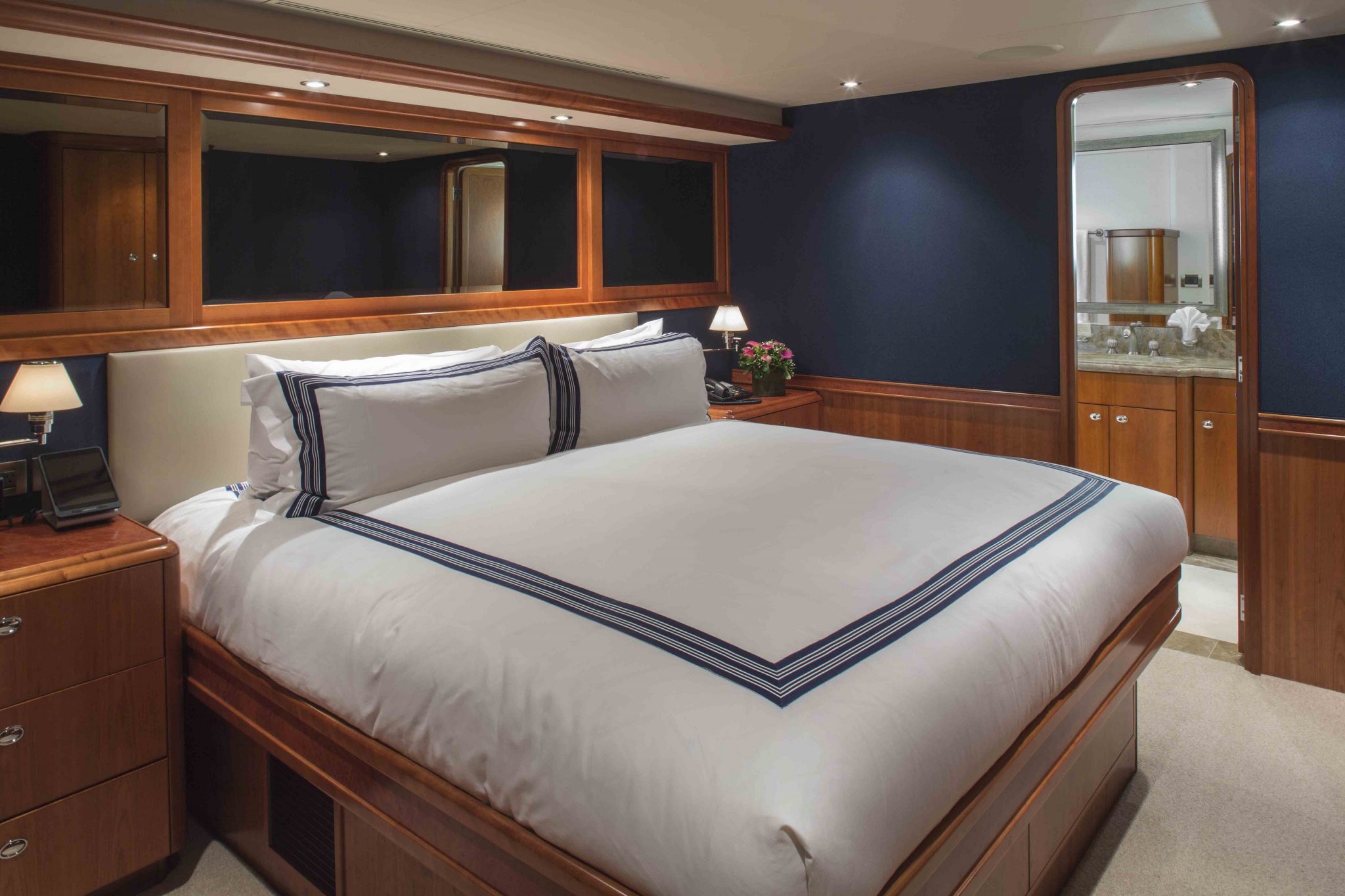 plan a yacht for charter guest stateroom