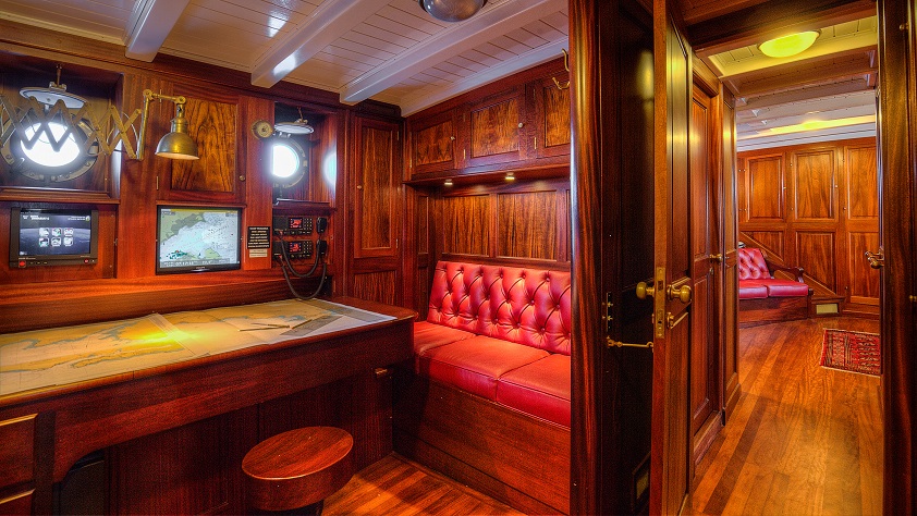 private cabin on a yacht for charter S/Y TRINAKRIA