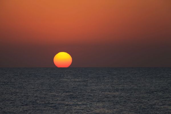 Sunset on a Luxury Red Sea Yacht Charter