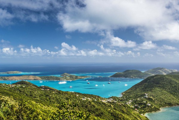View of the Caribbean on a Luxury Yacht Charter Caribbean