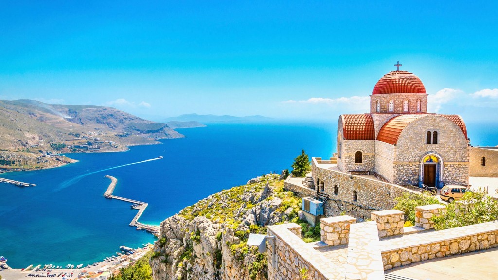rent-a-yacht-greece-hillside-town Hillside town on luxury yacht charter Greece