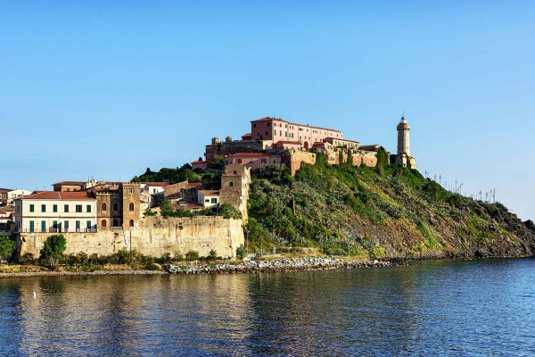 Monastery on luxury yacht charter Italy