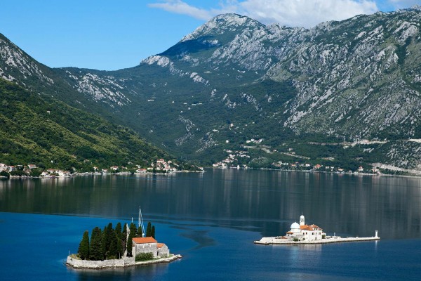 Fjords seen on luxury yacht charter in Montenegro