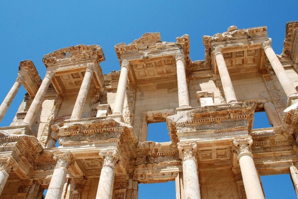 Ancient ruins on luxury yacht charter Turkey