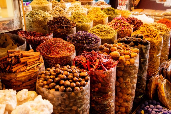 Food markets seen on luxury yacht charter Turkey