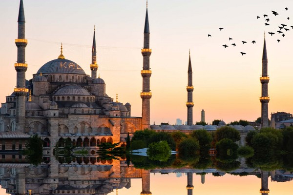 Temples seen on a luxury yacht charter turkey