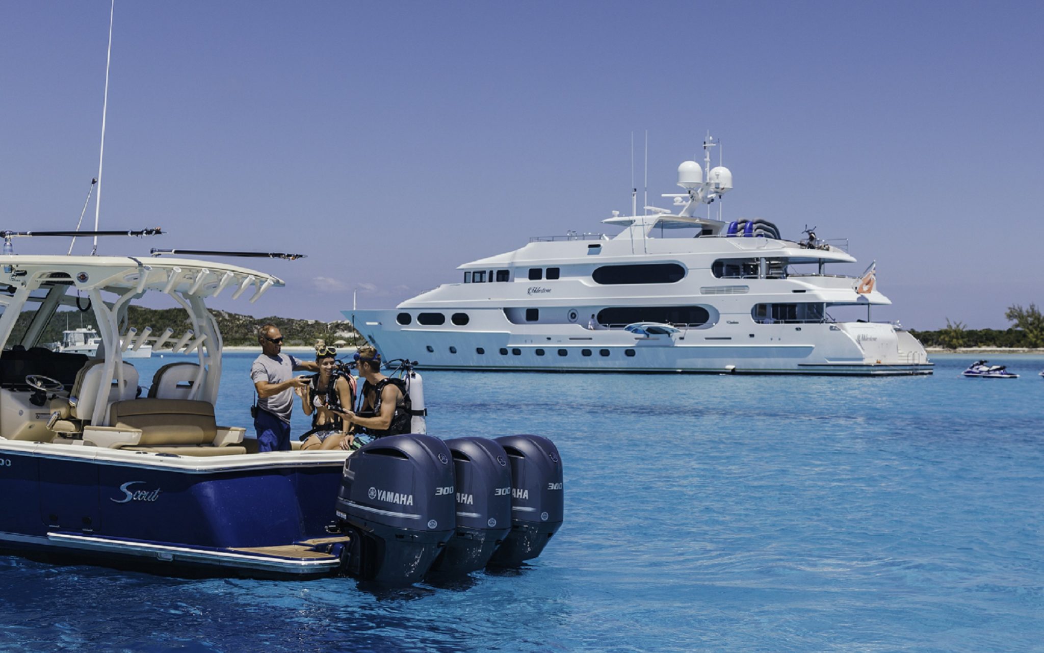 m/y milestone for charter boat