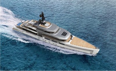 nord yacht helipad