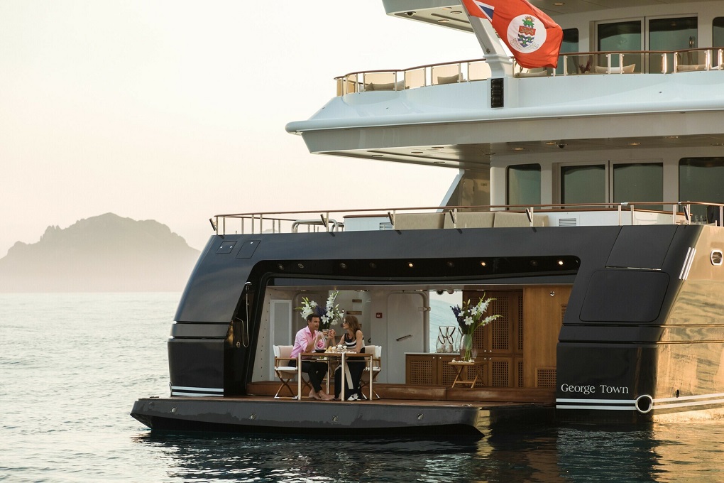 Helios m Oceanco Exterior Aft deck