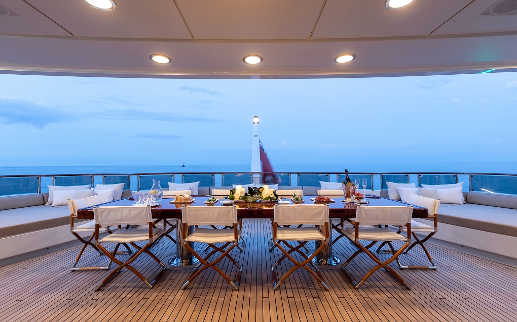 Helios m Oceanco Exterior Dining