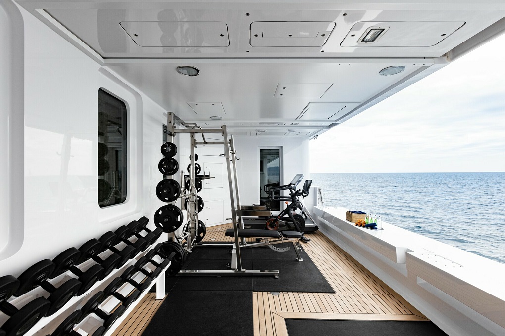 Helios m Oceanco Exterior Gym