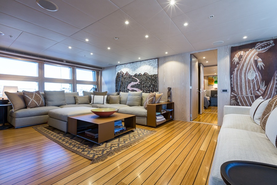 M/Y AKIKO yacht for charter living room