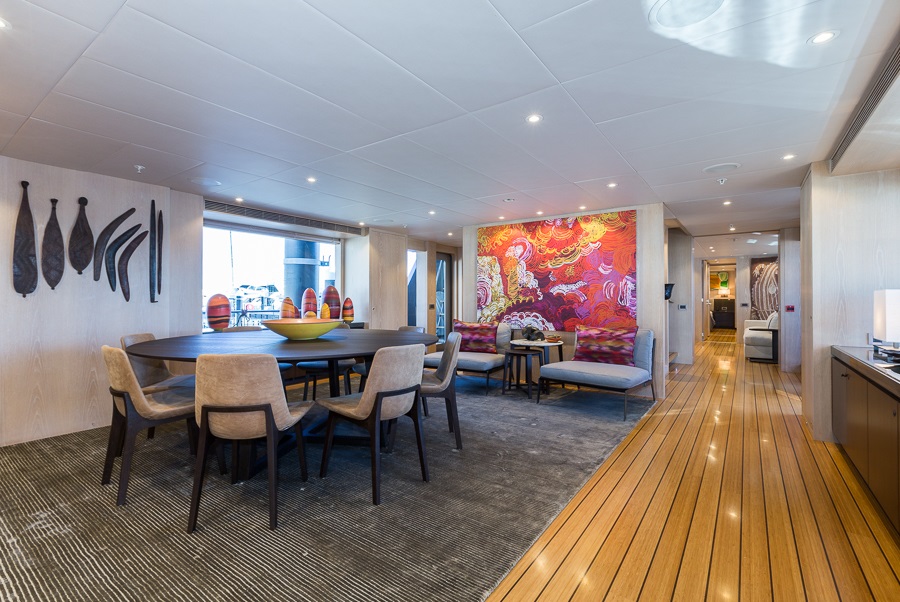 M/Y AKIKO yacht for charter dining room