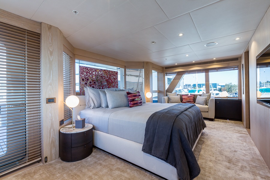 M/Y AKIKO yacht for charter double bedroom