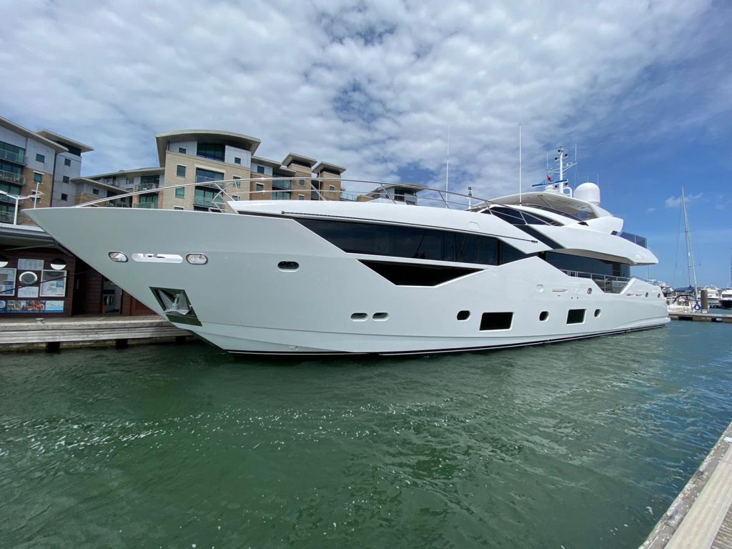 Profile view of M/Y SEDATIVE Yacht for charter with YACHTZOO
