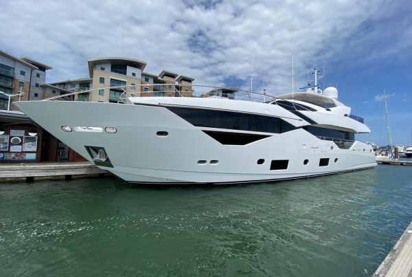 Profile view of M/Y SEDATIVE Yacht for charter with YACHTZOO