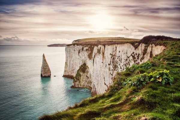 Luxury yacht charter UK - Old Harry's Rock, Dorset