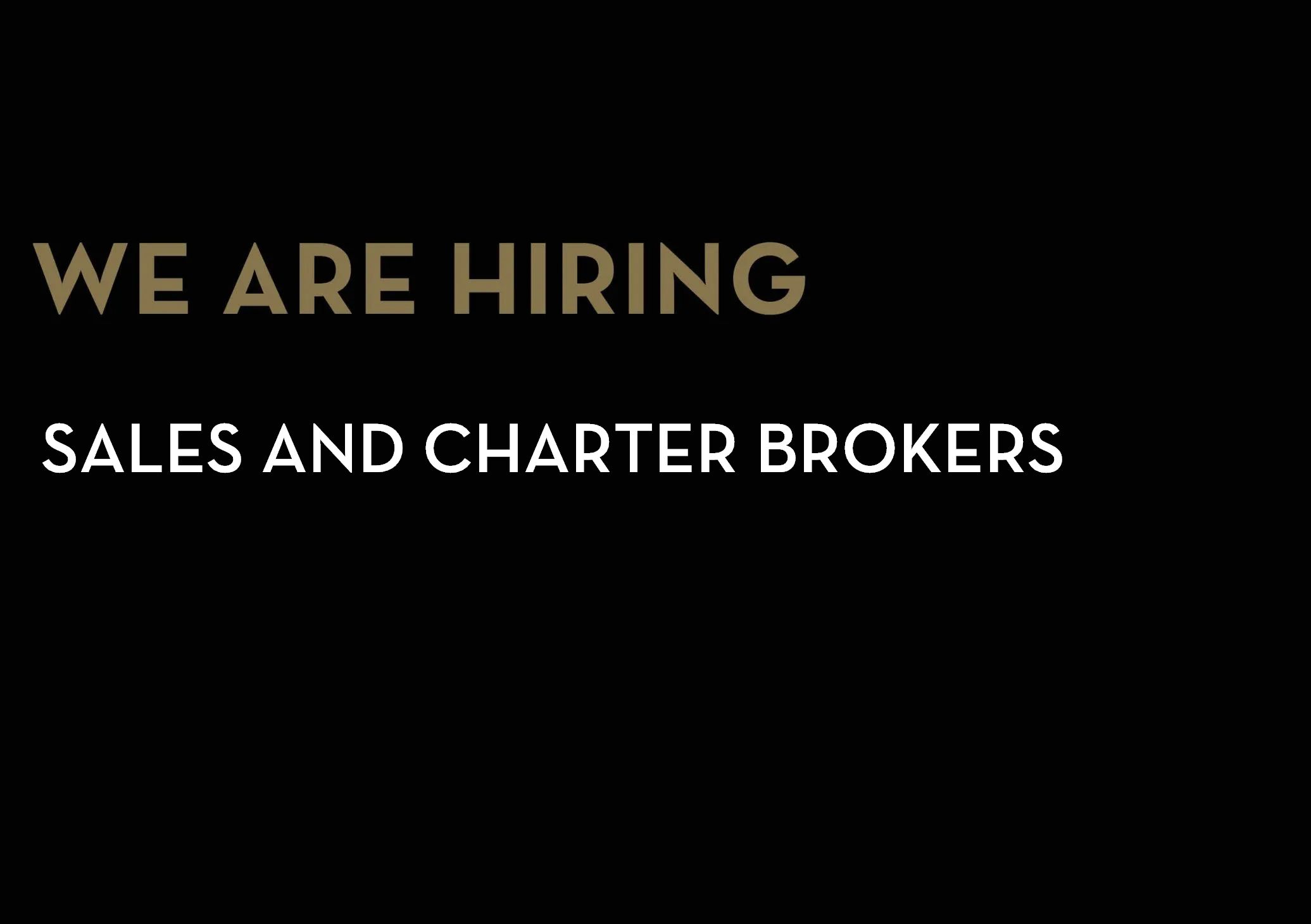 YACHTZOO is Hiring: Sales and Charter Brokers