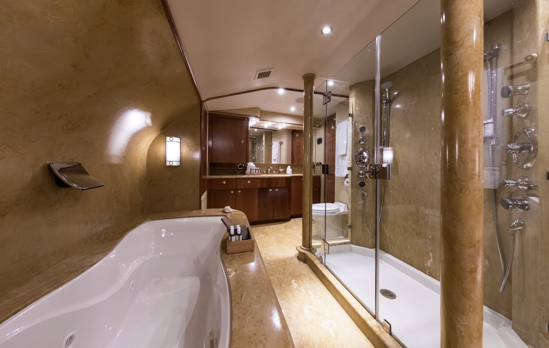 m/y endless summer yacht for charter bathroom