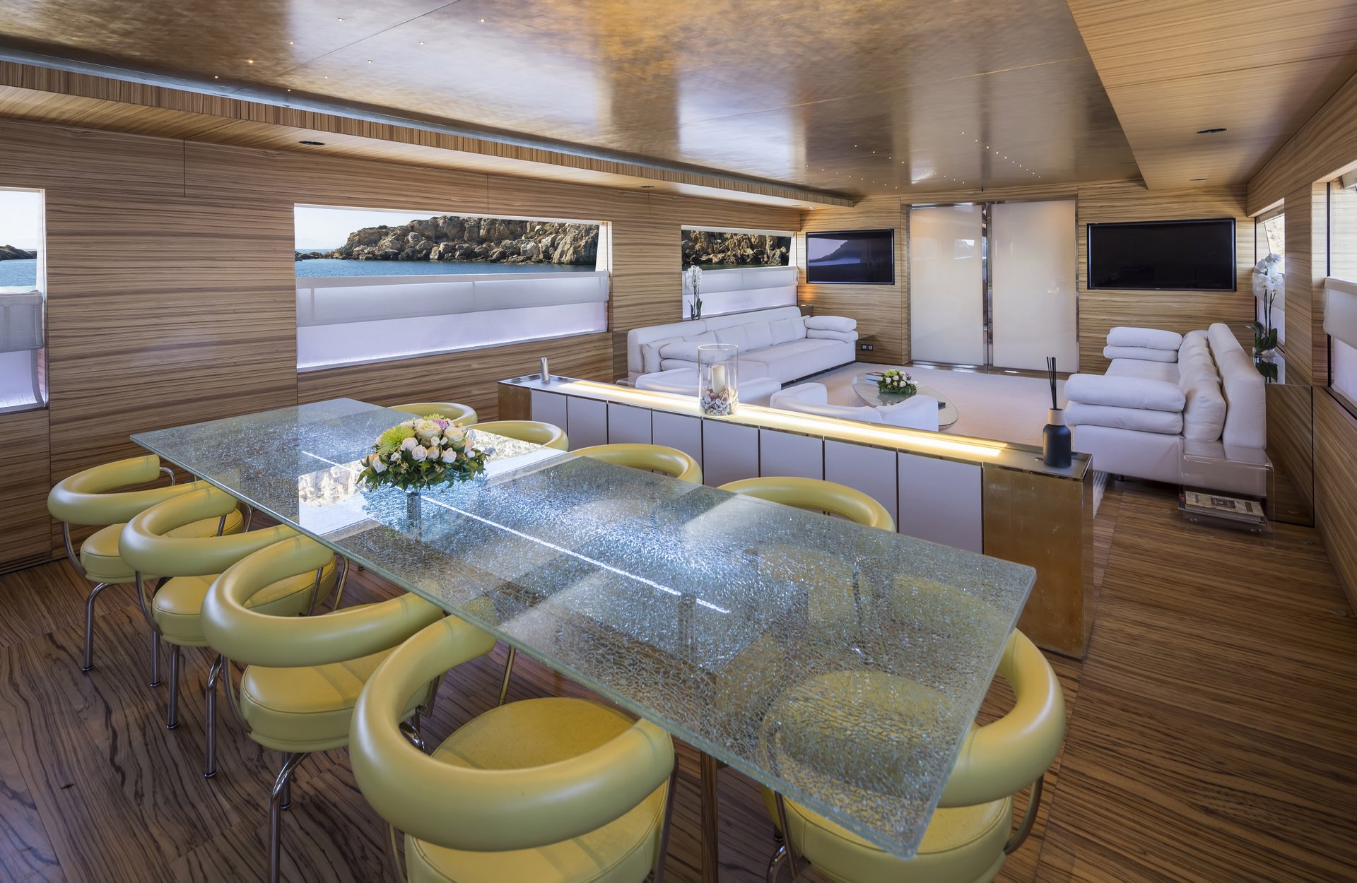 M/Y MABROUK yacht for charter indoor area