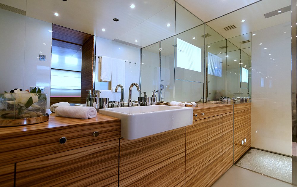 M/Y MABROUK yacht for charter bathroom sinks