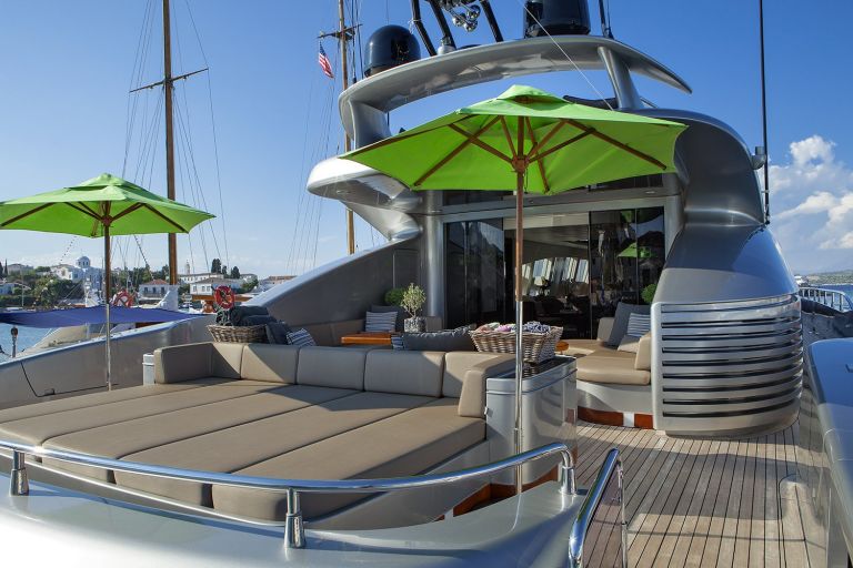 M/Y MY TOY yacht for charter sundeck