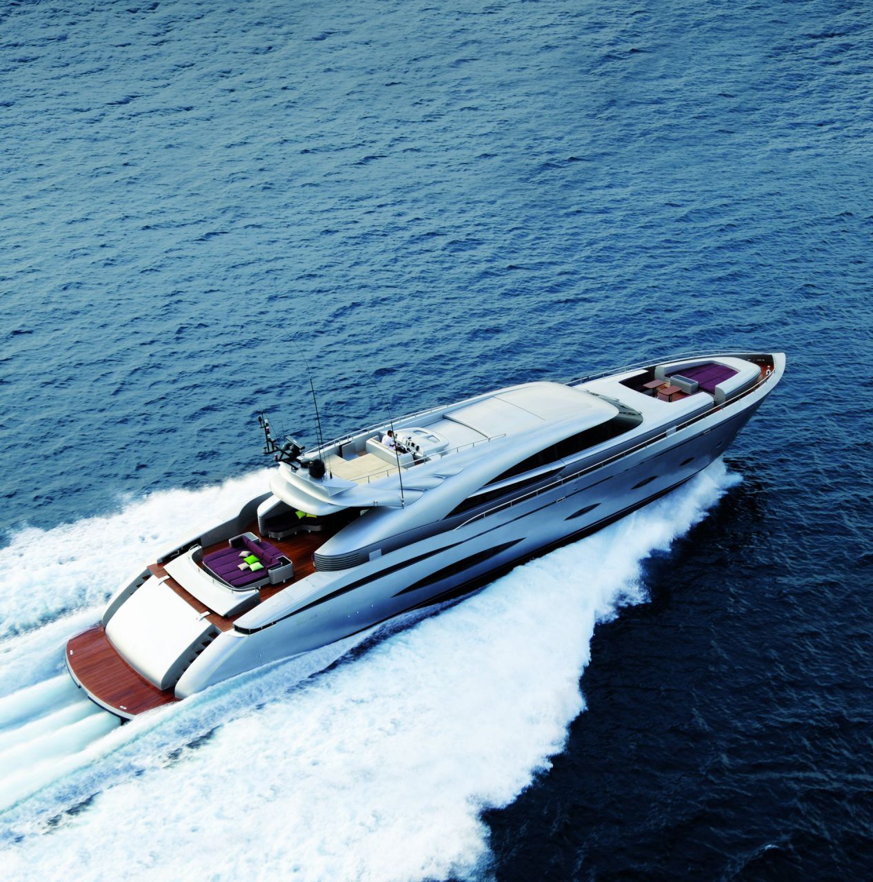 M/Y MY TOY yacht for charter birdview sailing