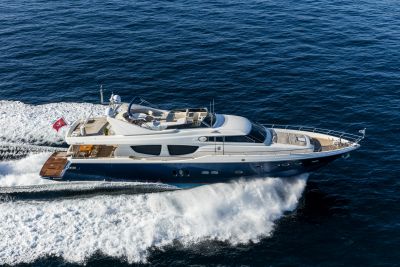 M/Y Mythos yacht for sale sailing