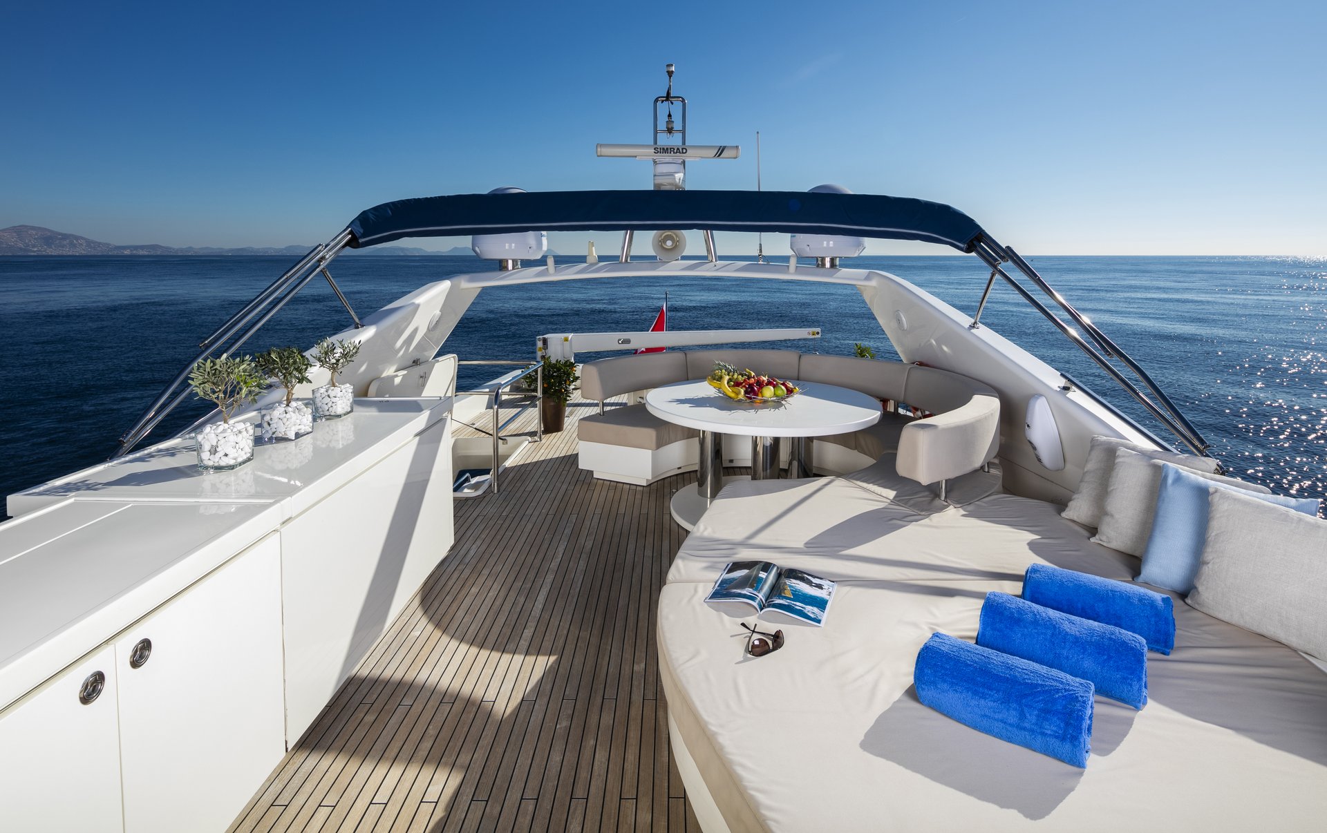 M/Y Mythos yacht for sale sundeck