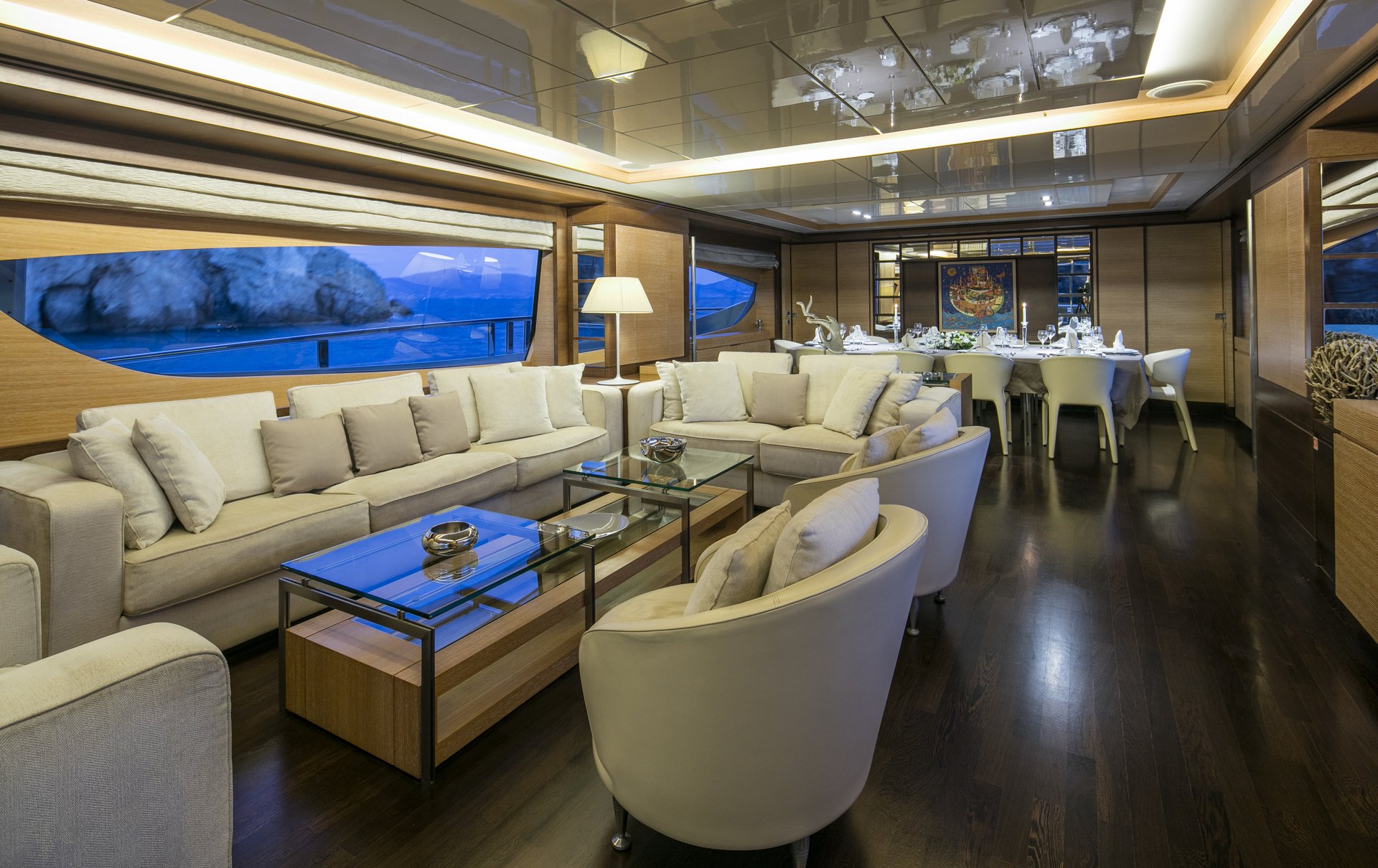 M/Y RINI yacht for charter living room