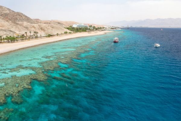 Coastline on a Yacht Charter Red Sea