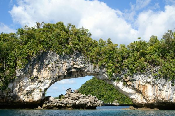 Natural Landscapes on a Palau Yacht Cruise