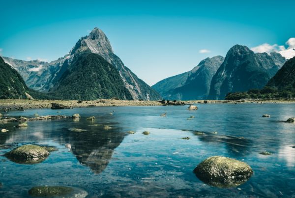 Mountain Range on a New Zealand Yacht Charter