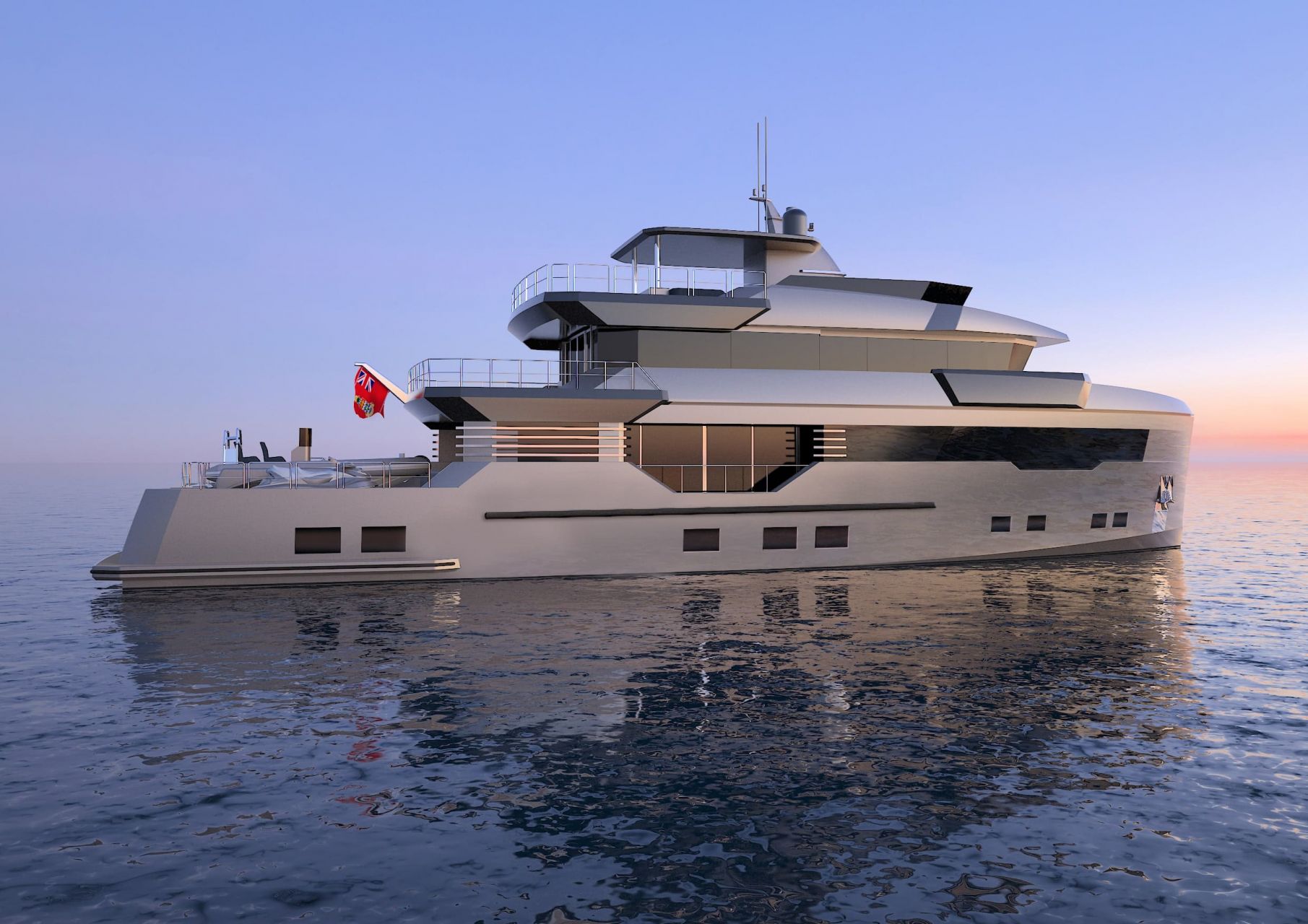 m/y pacifico 32 yacht for sale sideview