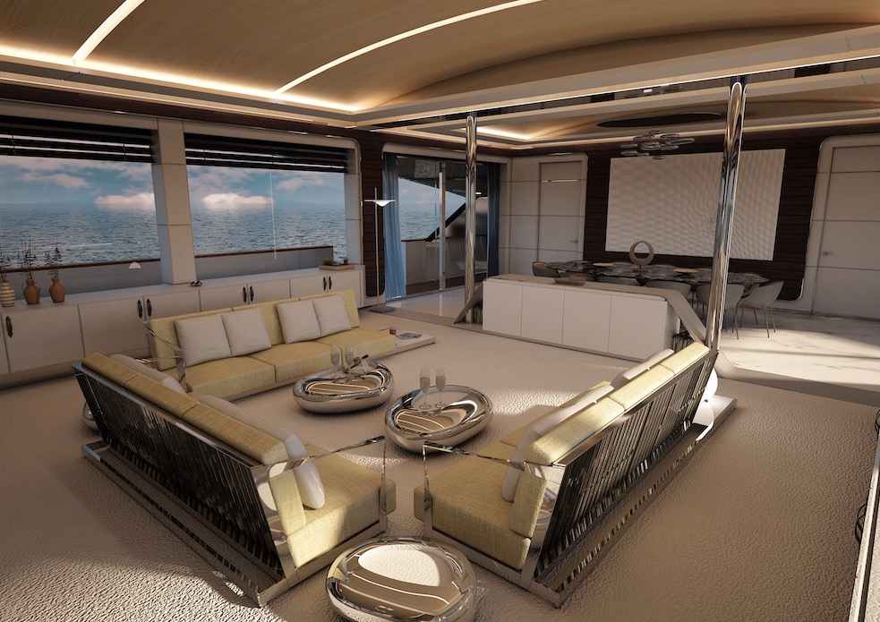 m/y pacifico 32 yacht for sale lounge