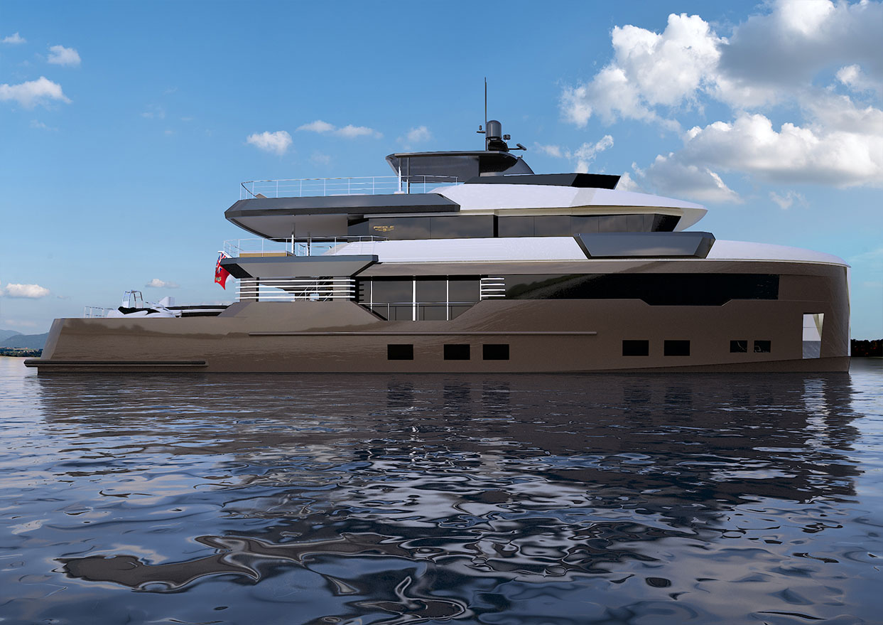 Profile view of M/Y PACIFICO 35 yacht for sale