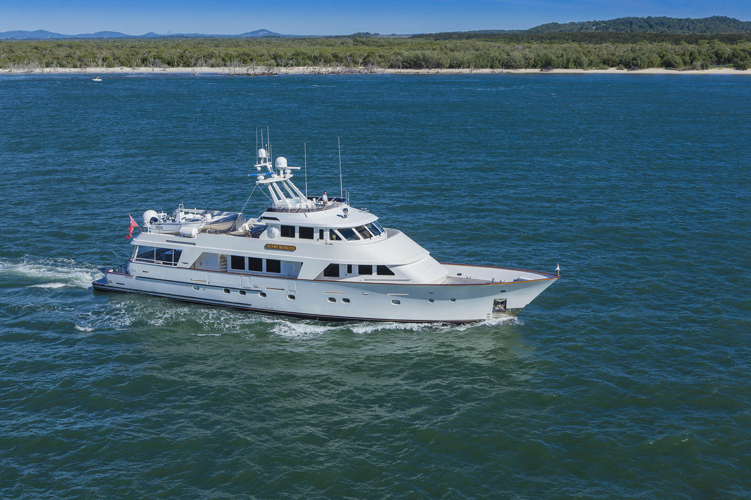 M/Y Silent World II yacht for sale at sea right view