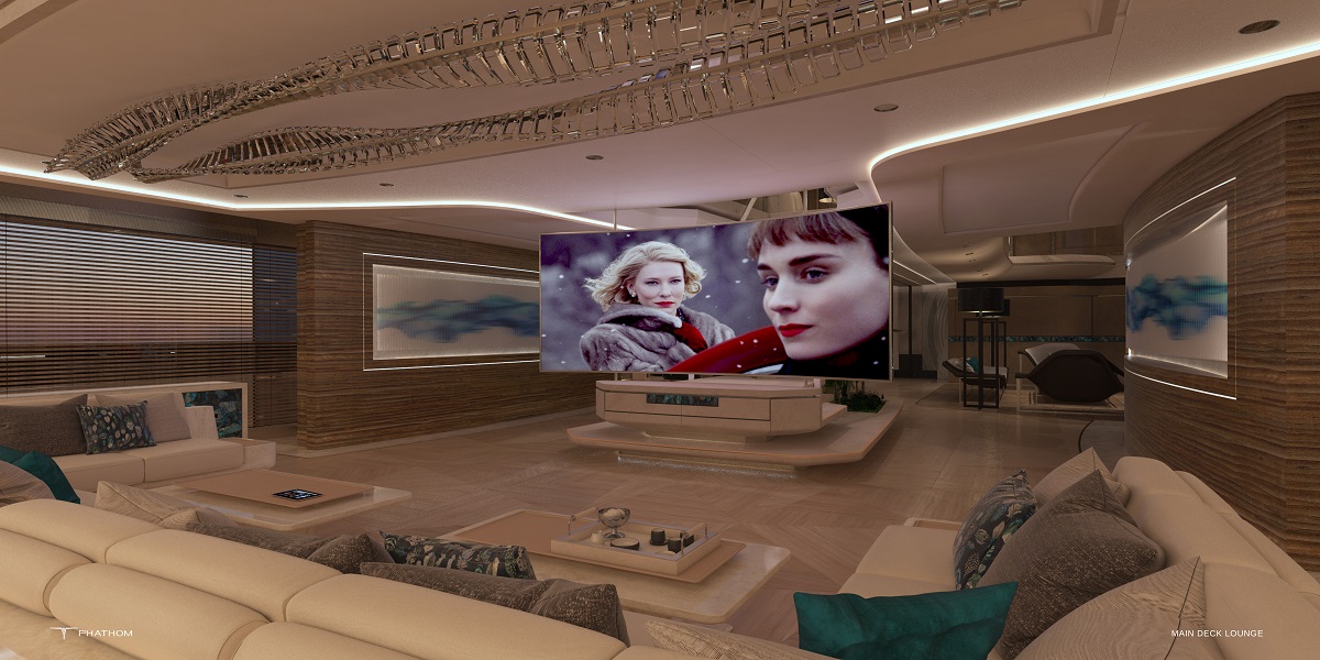 PHATHOM 80M New Build Yacht Project for Sale Cinema - YACHTZOO