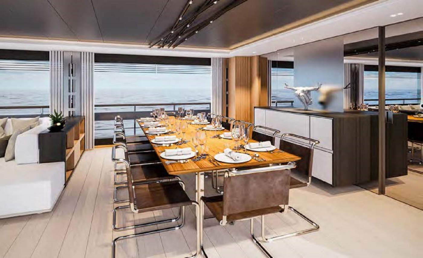 M/Y-TANKOA-T450-Yacht-For-Sale-Dining-YACHTZOO