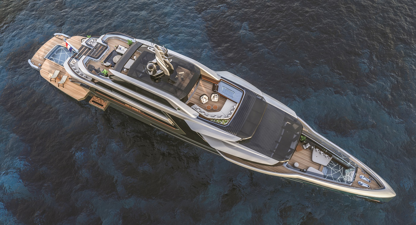 Phathom 60M Yacht for Sale Aerial View - YACHTZOO