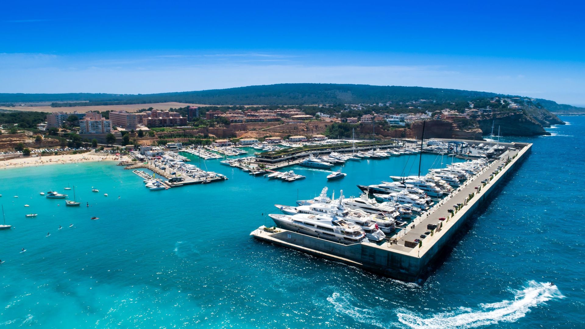 Sea view of Porto Adriano berth yacht for sales Yachtzoo