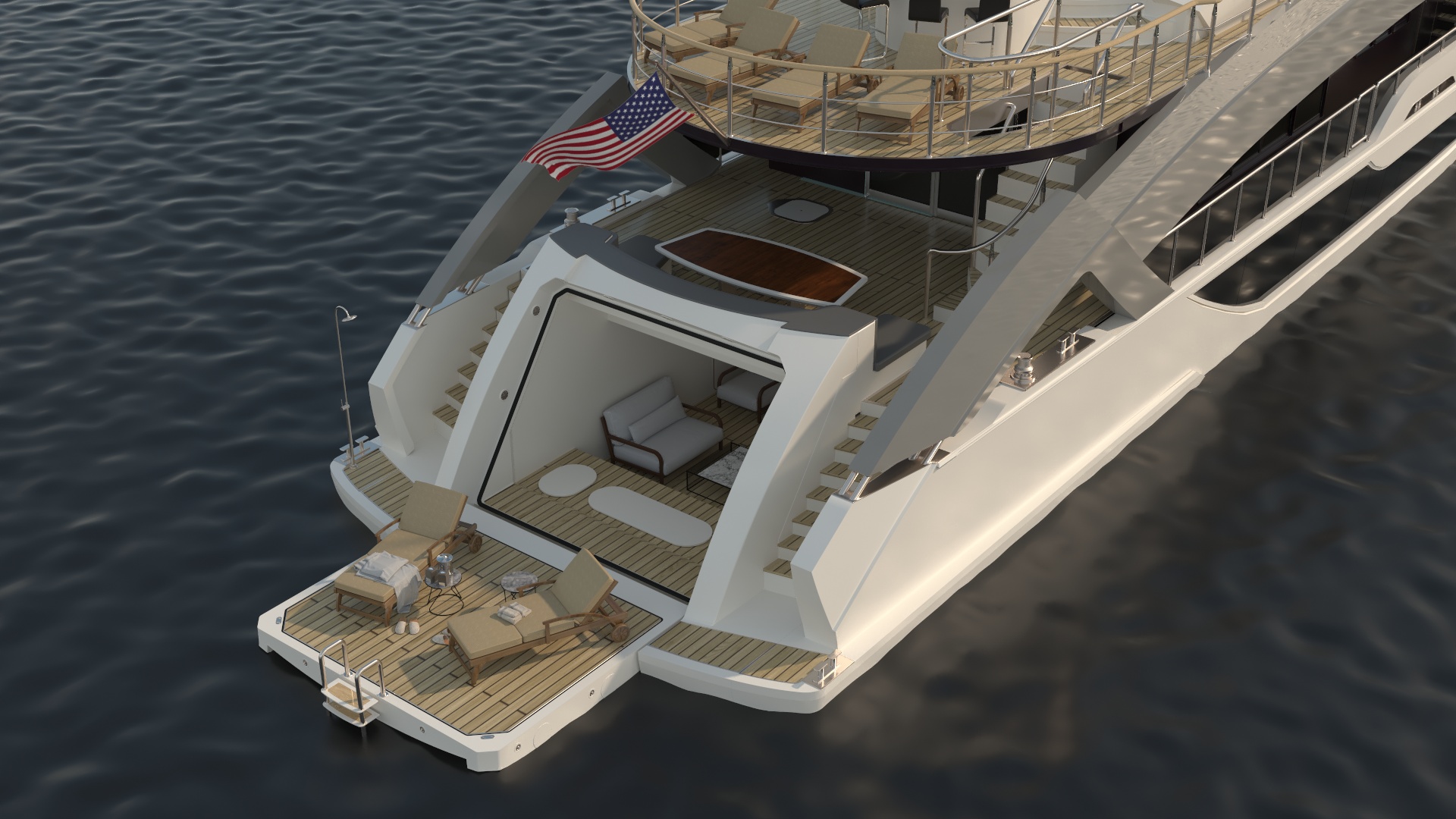 phoenix-135-new-build-yacht-for-sale-garage-door-yachtzoo