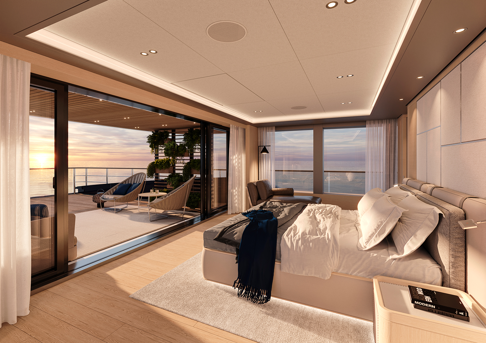 Master Suite - 500EXP Sanlorenzo Yacht for Sale - YACHTZOO