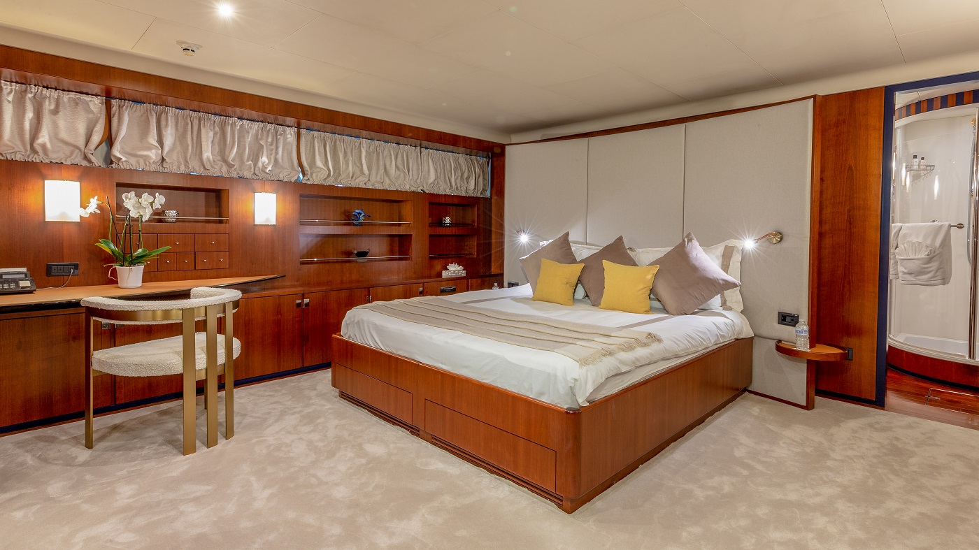 Interiors Lucy III Lurssen yacht for sale
