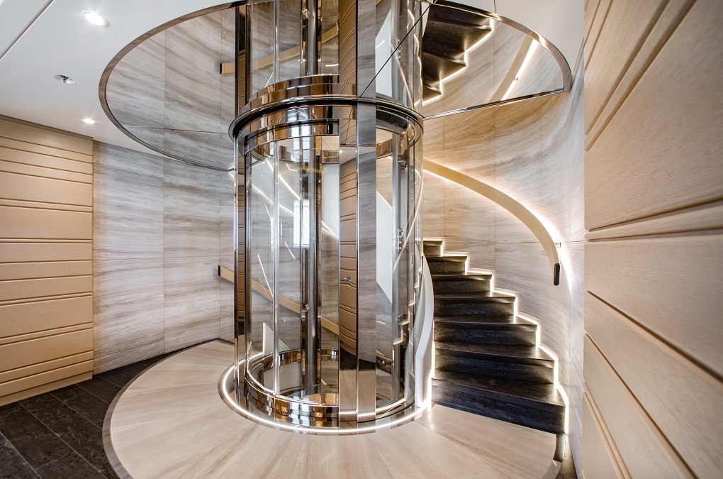 MOCA m Benetti Interior Elevator