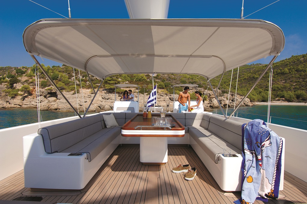 ARISTARCHOS Nautors Swan exterior lounge