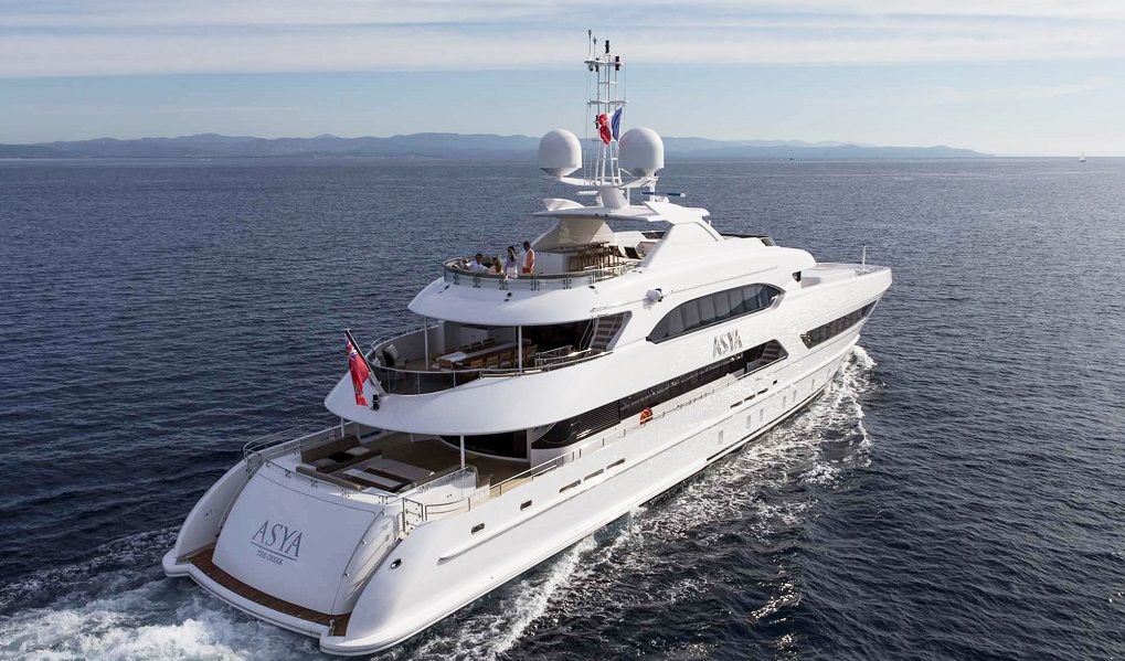 Asya Heesen exterior layout aft