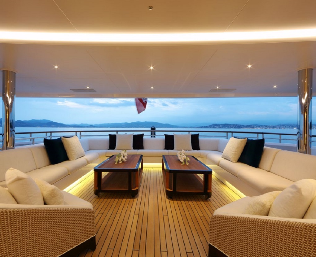 Formosa Benetti Main Deck Aft Seating