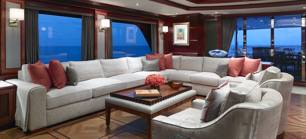 Mia Elise ii Trinity Yachts interior lounge